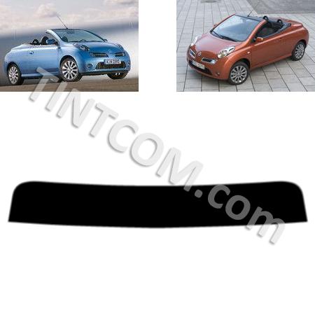 
                                 Oto Cam Filmi - Nissan Micra (2 kapı, cabriolet, 2005 - 2010) Solar Gard - NR Smoke Plus serisi
                                 